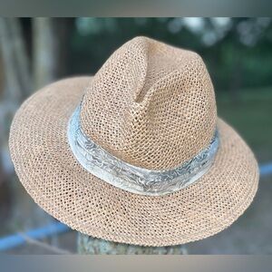 Dorfman Twisted Sea Grass Safari Hat Men’s Medium